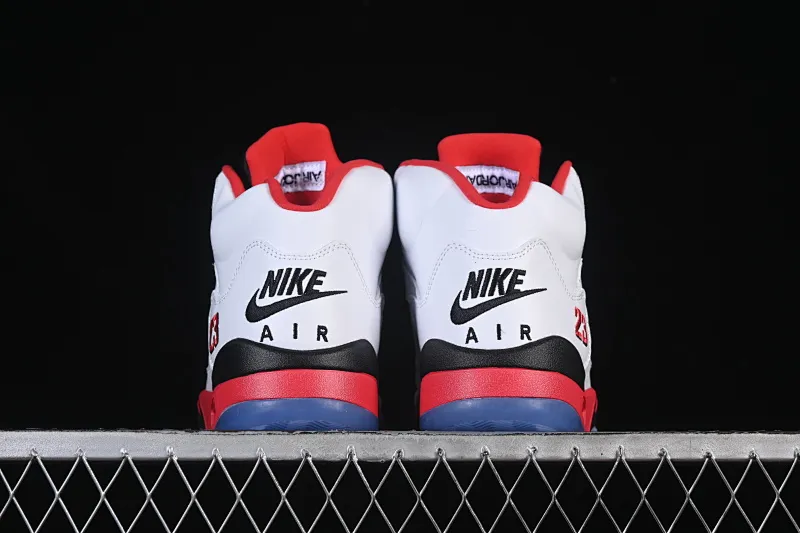 All categories Air Jordan Jordan series basketball shoes Air Jordan 5 Air Jordan 5 Retro "Fire Red Black Tongue" AJ5 Joe 5 Rukawa Maple Flame Red first layer basketball shoes HQ7978-101